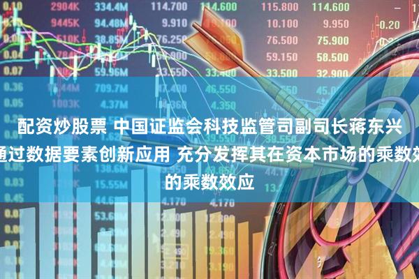 配资炒股票 中国证监会科技监管司副司长蒋东兴：通过数据要素创新应用 充分发挥其在资本市场的乘数效应